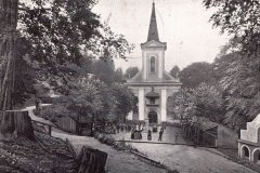 historické foto původního kostela