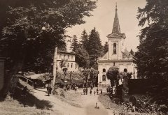 historické foto kostela