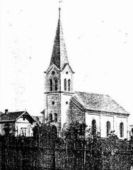 historické foto kostela