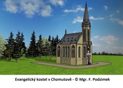 vizualizace kostela