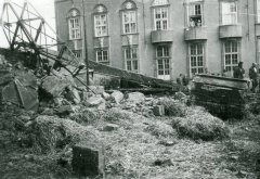 trosky kostela po demolici