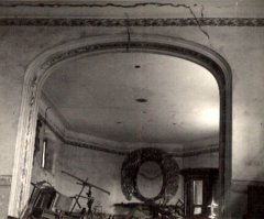 historické foto interiéru kostela