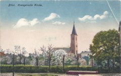 dobová pohlednice s motivem kostela