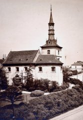 historické foto kostela