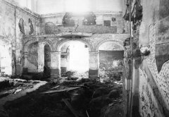 archeologický průzkum v interiéru před demolicí