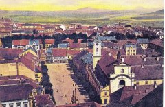 dobová pohlednice s motivem kostela
