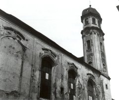 historické foto kostela