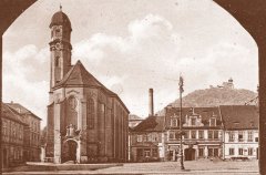 historické foto kostela