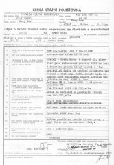 zápis z pojišťovny o škodě
