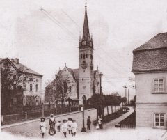 historické foto kostela