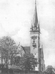 historické foto kostela