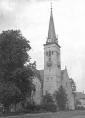 historické foto kostela