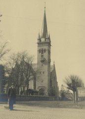 historické foto kostela