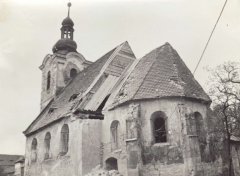 historické foto kostela