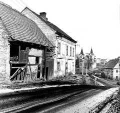 historické foto kaple (v pozadí)