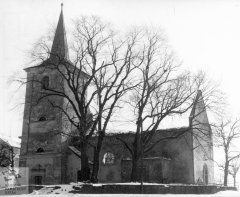 historické foto kostela