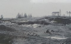 historické foto původního kostela