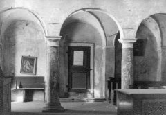 historické foto interiéru kostela