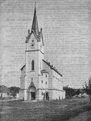 historické foto kostela