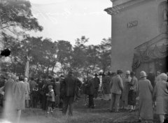 historické foto kaple (vpravo)