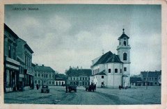 historické foto původního kostela