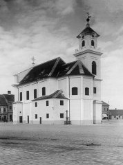 historické foto původního kostela