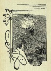 kresba kostela, autor Oskar Fiala