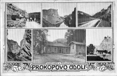 kostel na dobové pohlednici