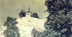 historické foto kostela – detail