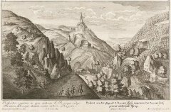 kresba kostela - F. B. Werner