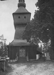 historické foto původního kostela