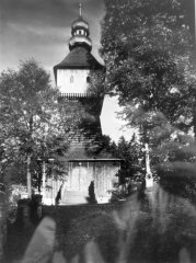 historické foto původního kostela