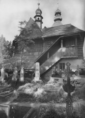 historické foto původního kostela