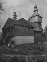 historické foto původního kostela