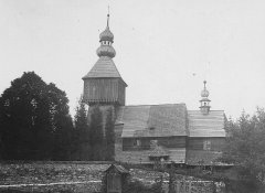 historické foto původního kostela