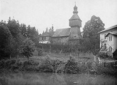 historické foto původního kostela