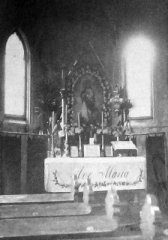 historické foto interiéru kaple