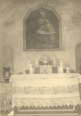 historické foto interiéru kaple
