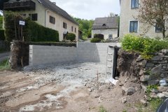 obnova kaple - pohled zepředu zprava