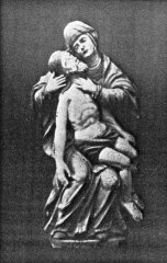 socha Panny Marie Bolestné z kaple