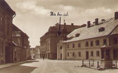 historické foto kaple (v pozadí)