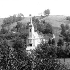 historické foto kostela
