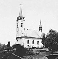 historické foto kostela