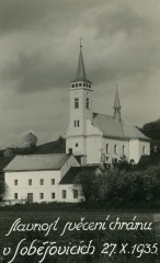 historické foto kostela