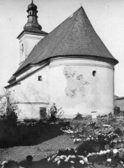historické foto kostela