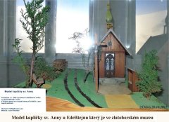 model kaple ve zlatohorském muzeu