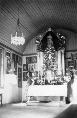 historické foto interiéru kaple