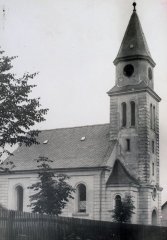 historické foto kostela