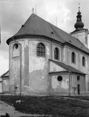 historické foto původního kostela