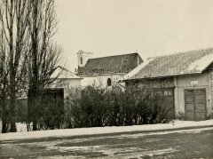 věž kostela již bez zakončení